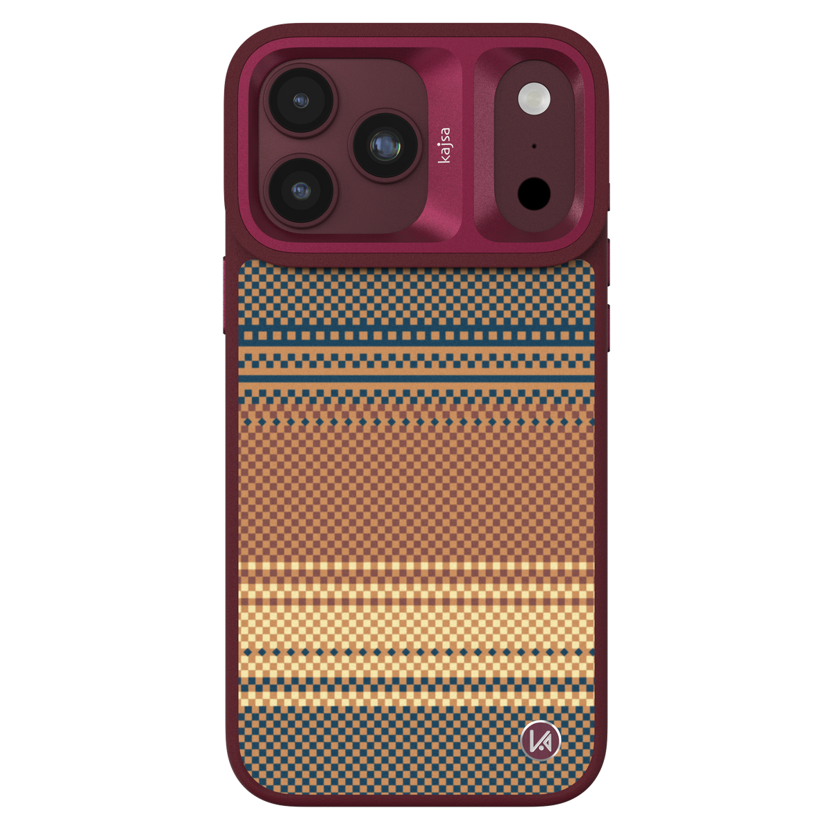 Resort Collection - Gradient Stripe Pattern Back Case for iPhone 18 (MagSafe Compatible)