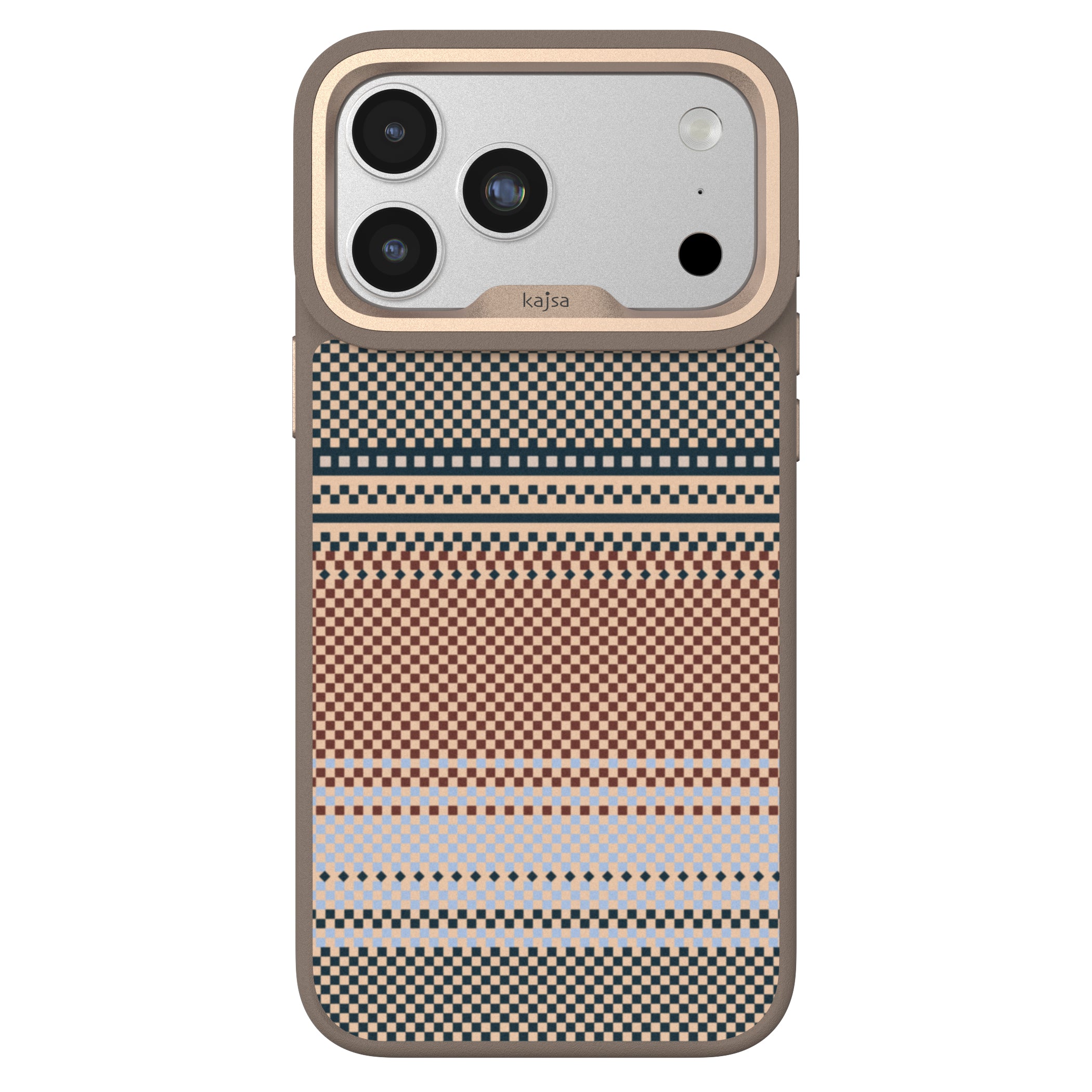 Resort Collection - Gradient Stripe Pattern Back Case for iPhone 17 (MagSafe Compatible)