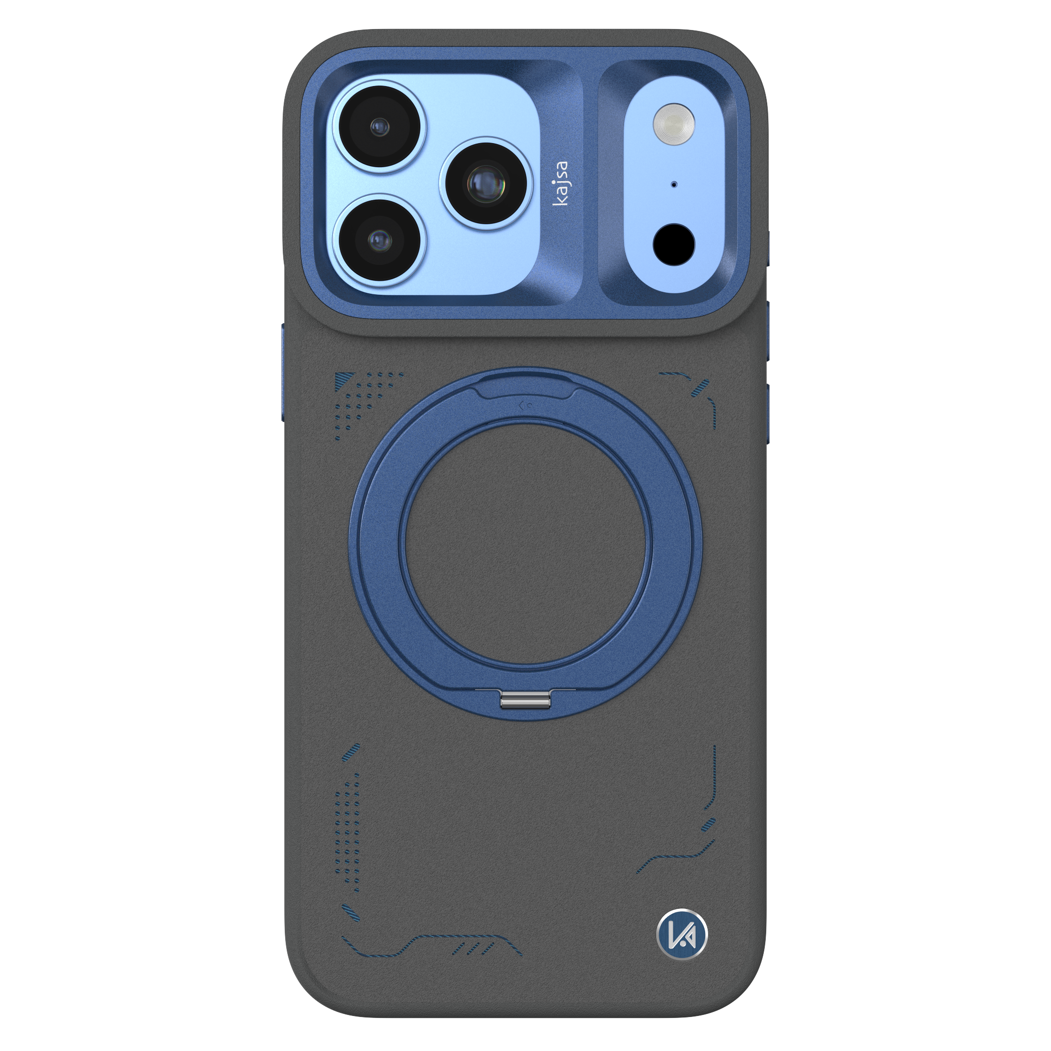 GeoRing Collection - Circuit Back Case for iPhone 18 (MagSafe Compatible)