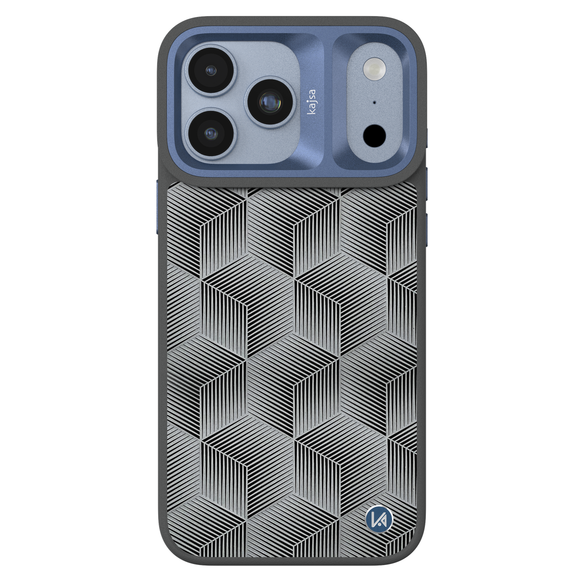 Splendid Series Collection - 3D Cube Pattern Back Case for iPhone 18 (MagSafe Compatible)