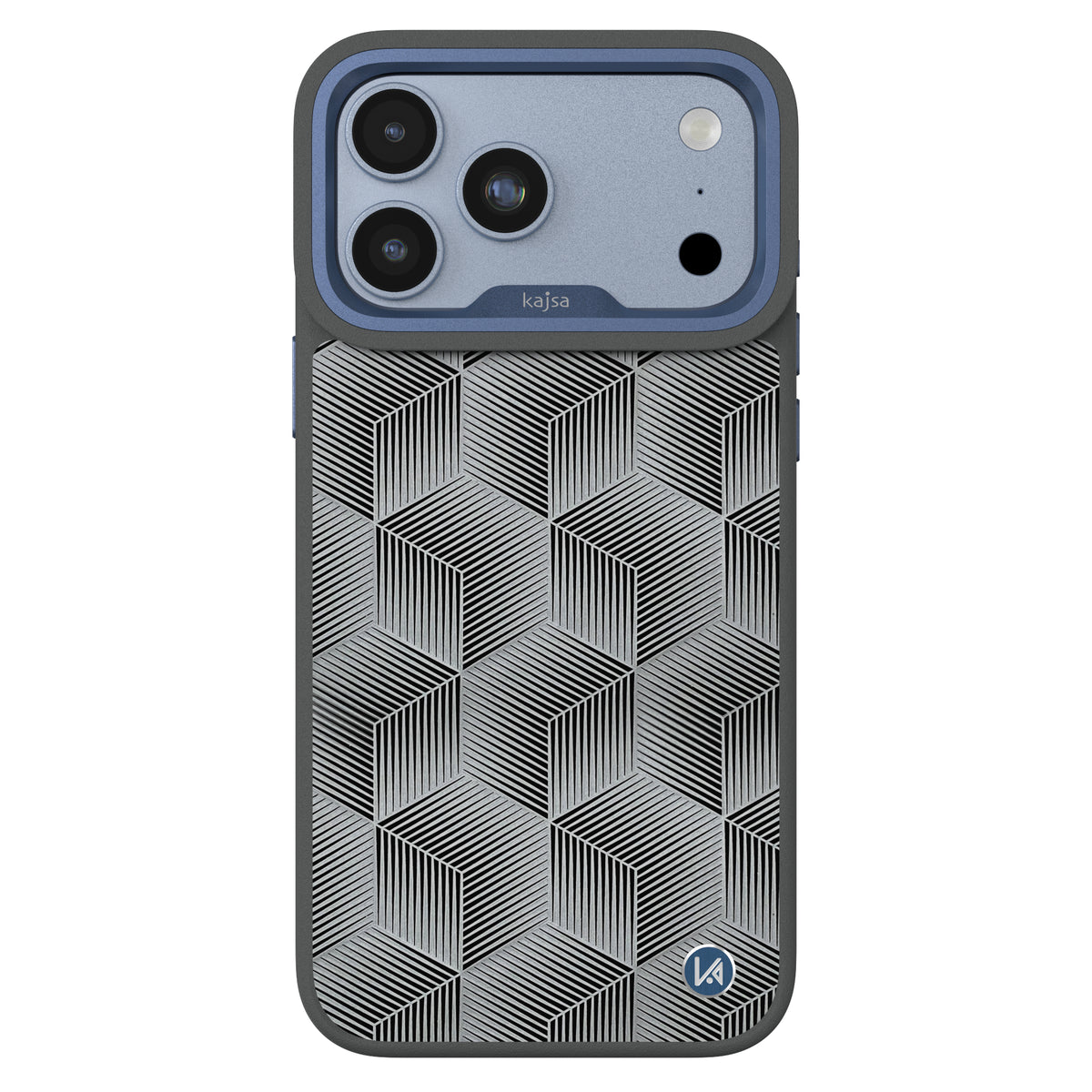 Splendid Series Collection - 3D Cube Pattern Back Case for iPhone 18 (MagSafe Compatible)
