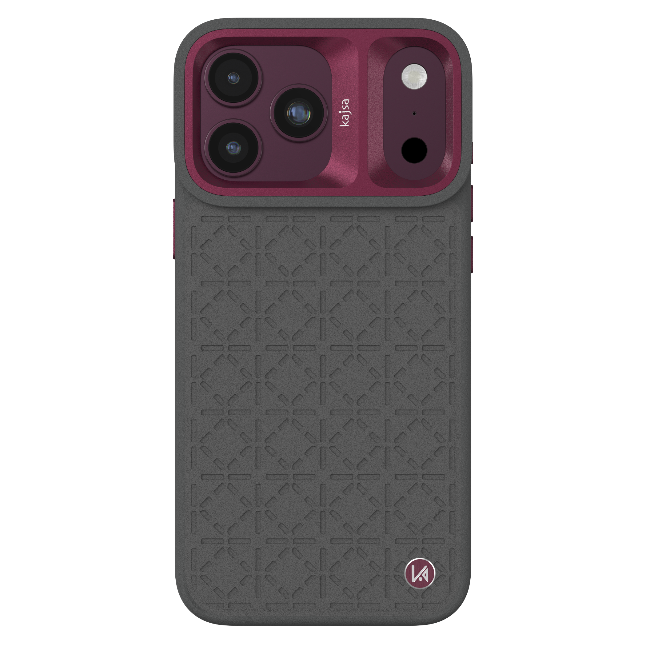 Briquette Collection - Diamond Pattern Back Case for iPhone 18 (MagSafe Compatible)