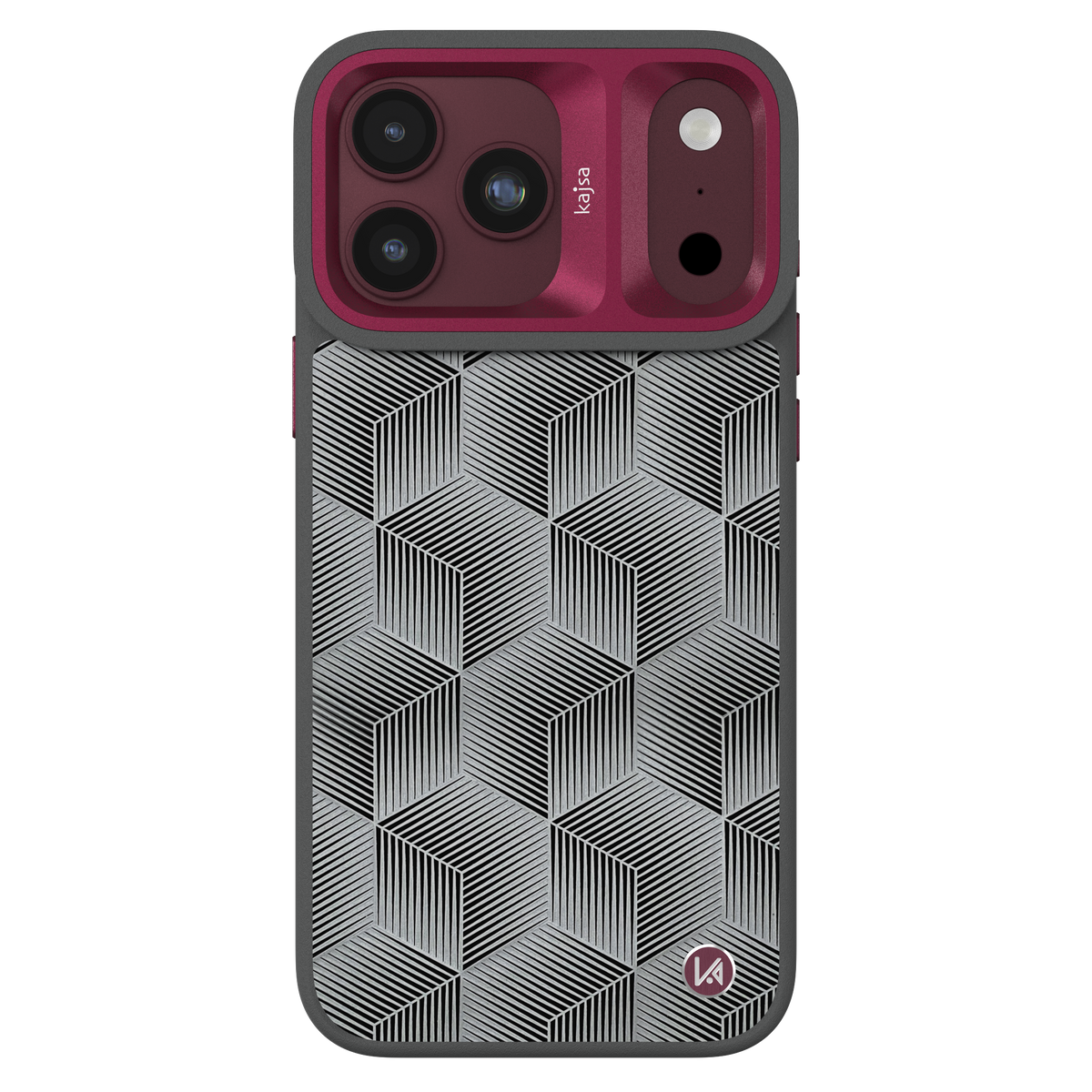Splendid Series Collection - 3D Cube Pattern Back Case for iPhone 18 (MagSafe Compatible)