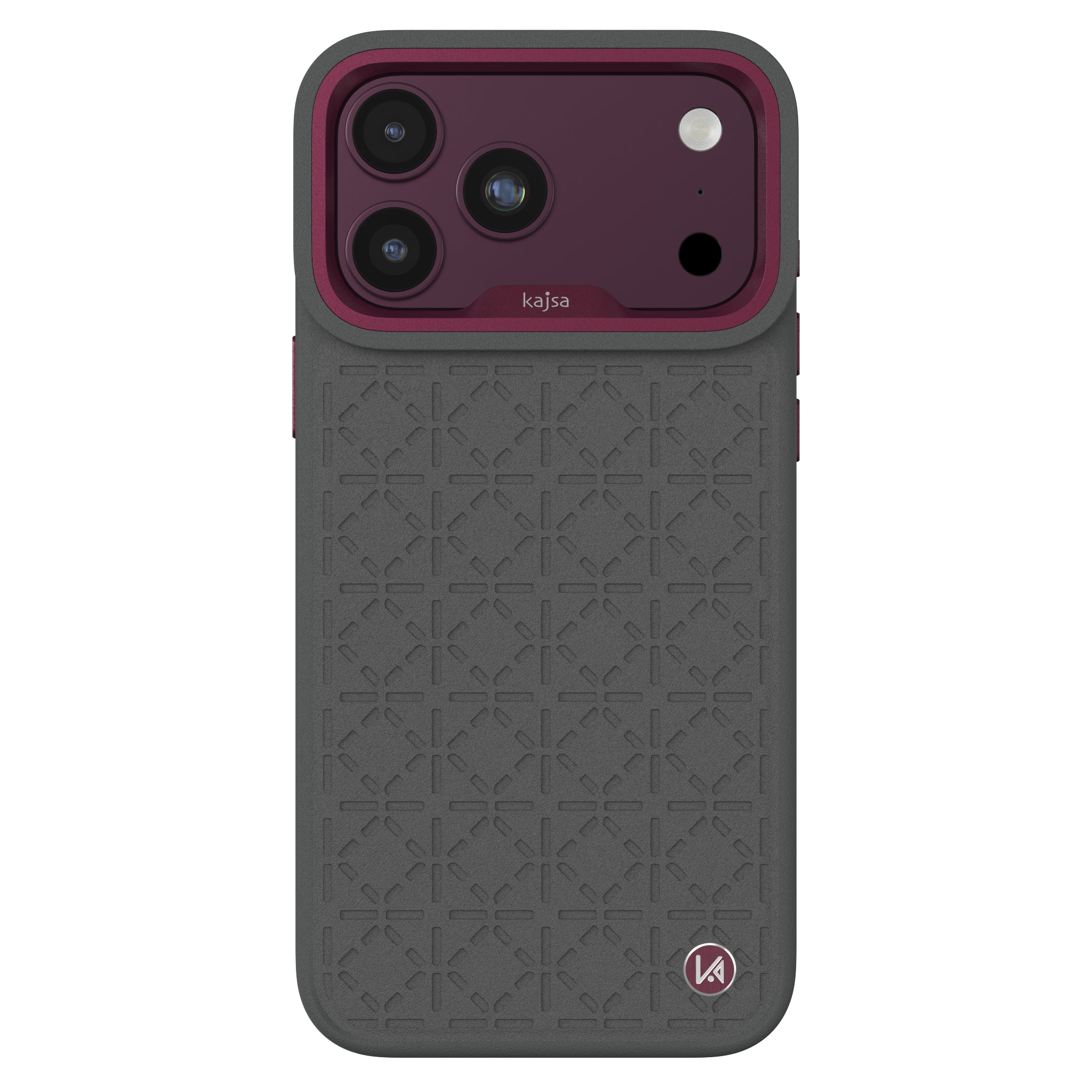 Briquette Collection - Diamond Pattern Back Case for iPhone 18 (MagSafe Compatible)