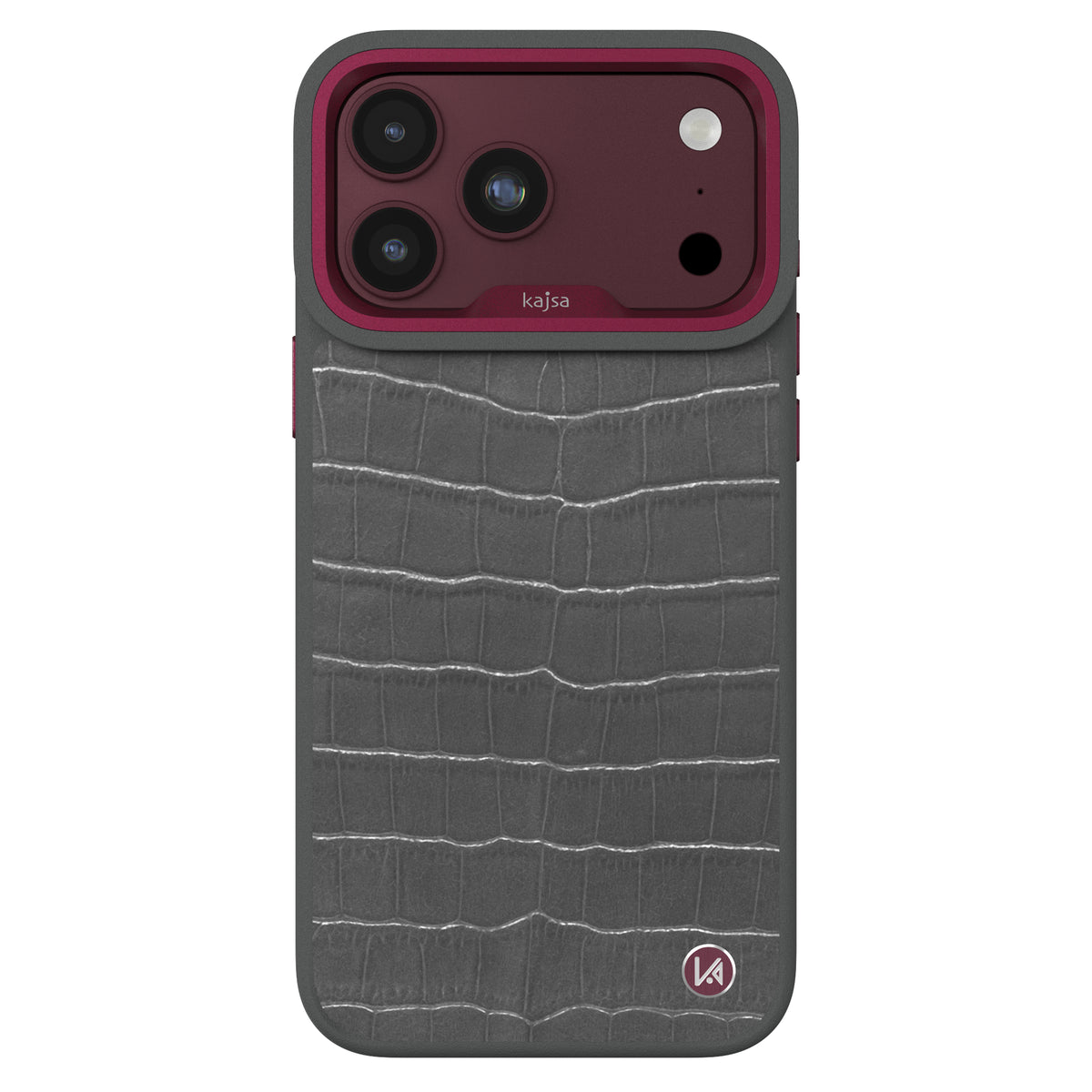 Neo Classic Collection - Genuine Croco Pattern Leather Back Case for iPhone 18 (MagSafe Compatible)