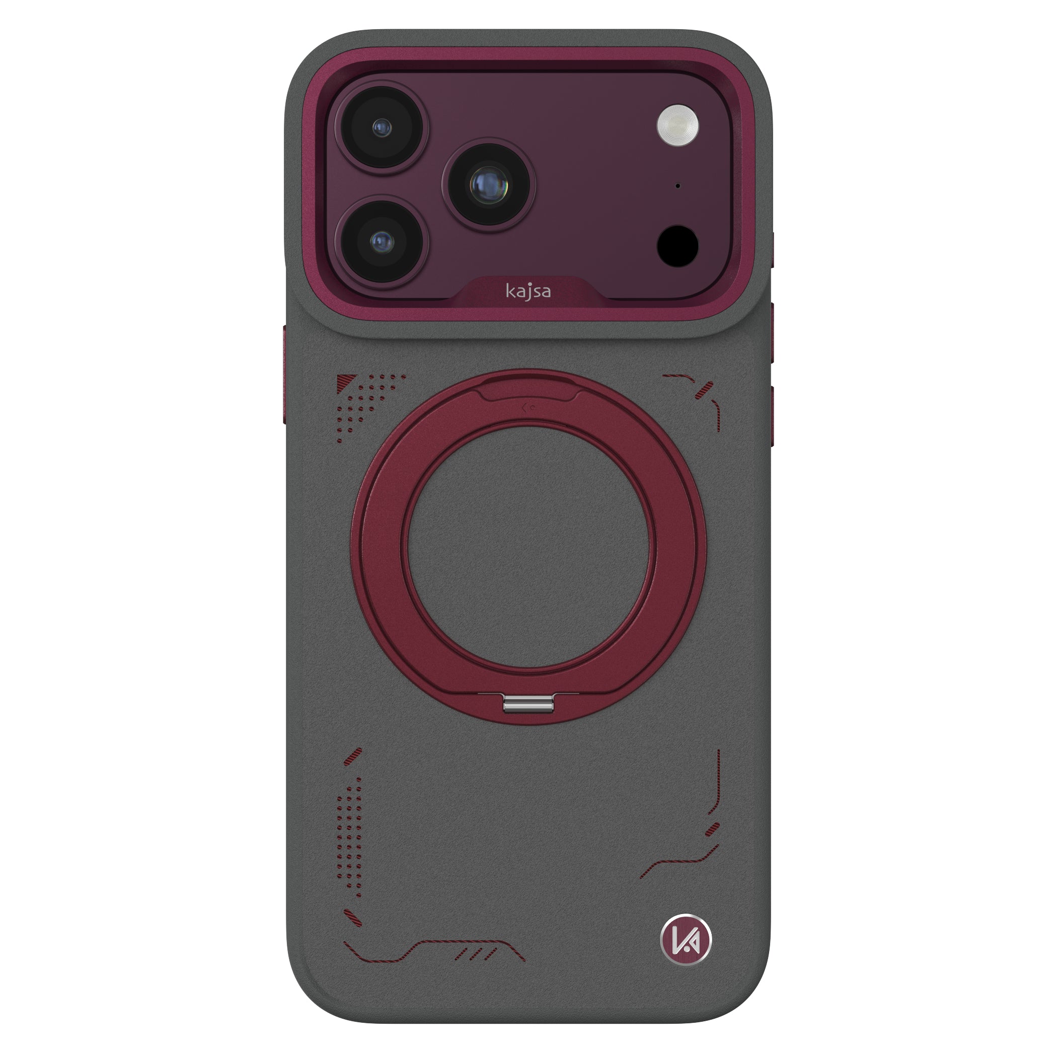 GeoRing Collection - Circuit Back Case for iPhone 18 (MagSafe Compatible)