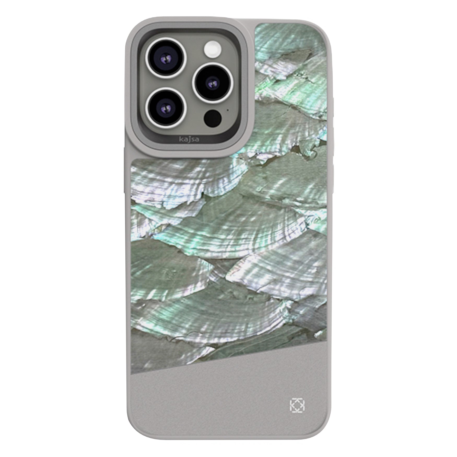 Glamorous Collection - Pearl Patchwork Back Case for iPhone 15