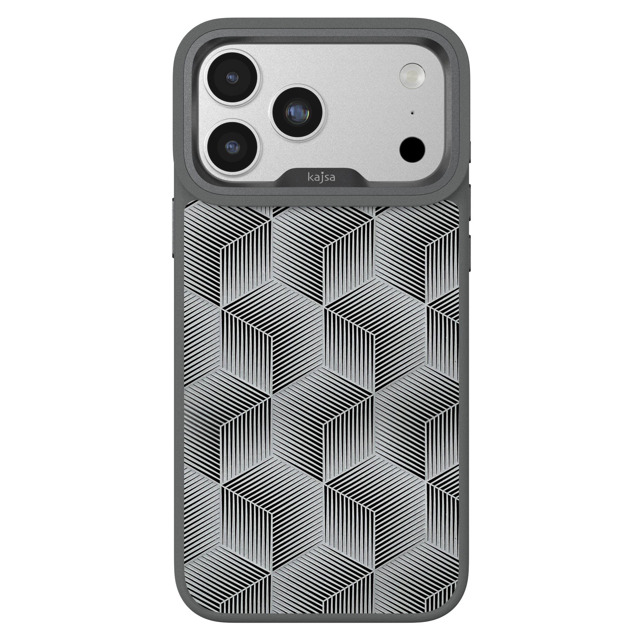 Splendid Series Collection - 3D Cube Pattern Back Case for iPhone 17 (MagSafe Compatible)