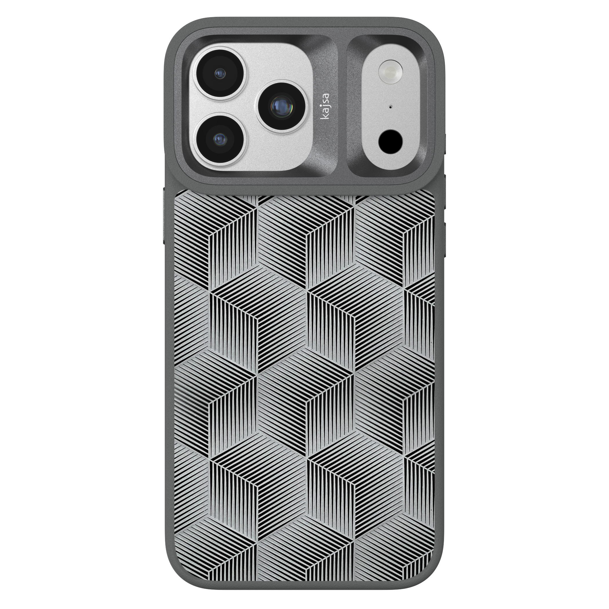 Splendid Series Collection - 3D Cube Pattern Back Case for iPhone 17 (MagSafe Compatible)