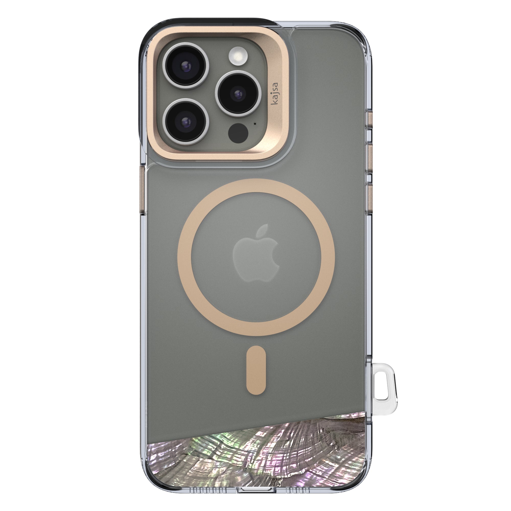 Trans-Shield Collection - Pearl Back Case for iPhone 15 (MagSafe Compatible)