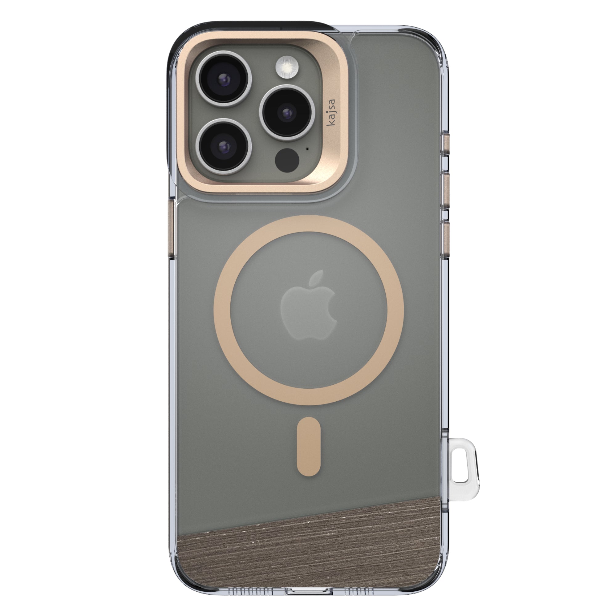 Trans-Shield Collection - Lumber Back Case for iPhone 15 (MagSafe Compatible)