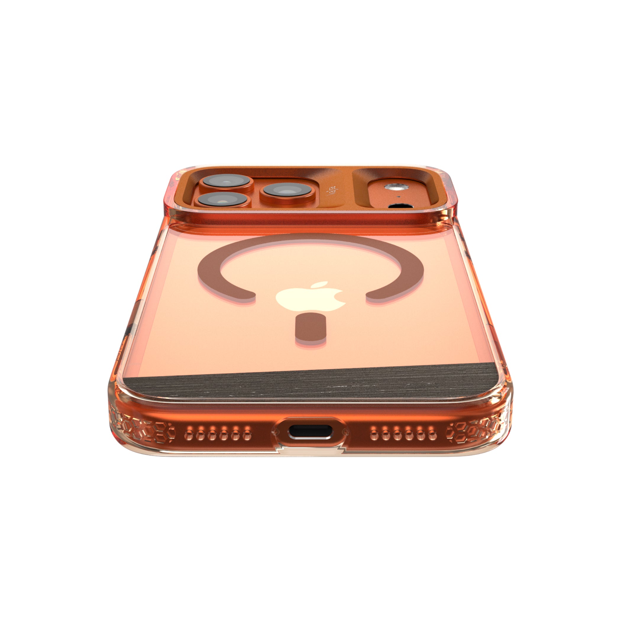 Trans-Shield Collection - Lumber Back Case for iPhone 17 (MagSafe Compatible)
