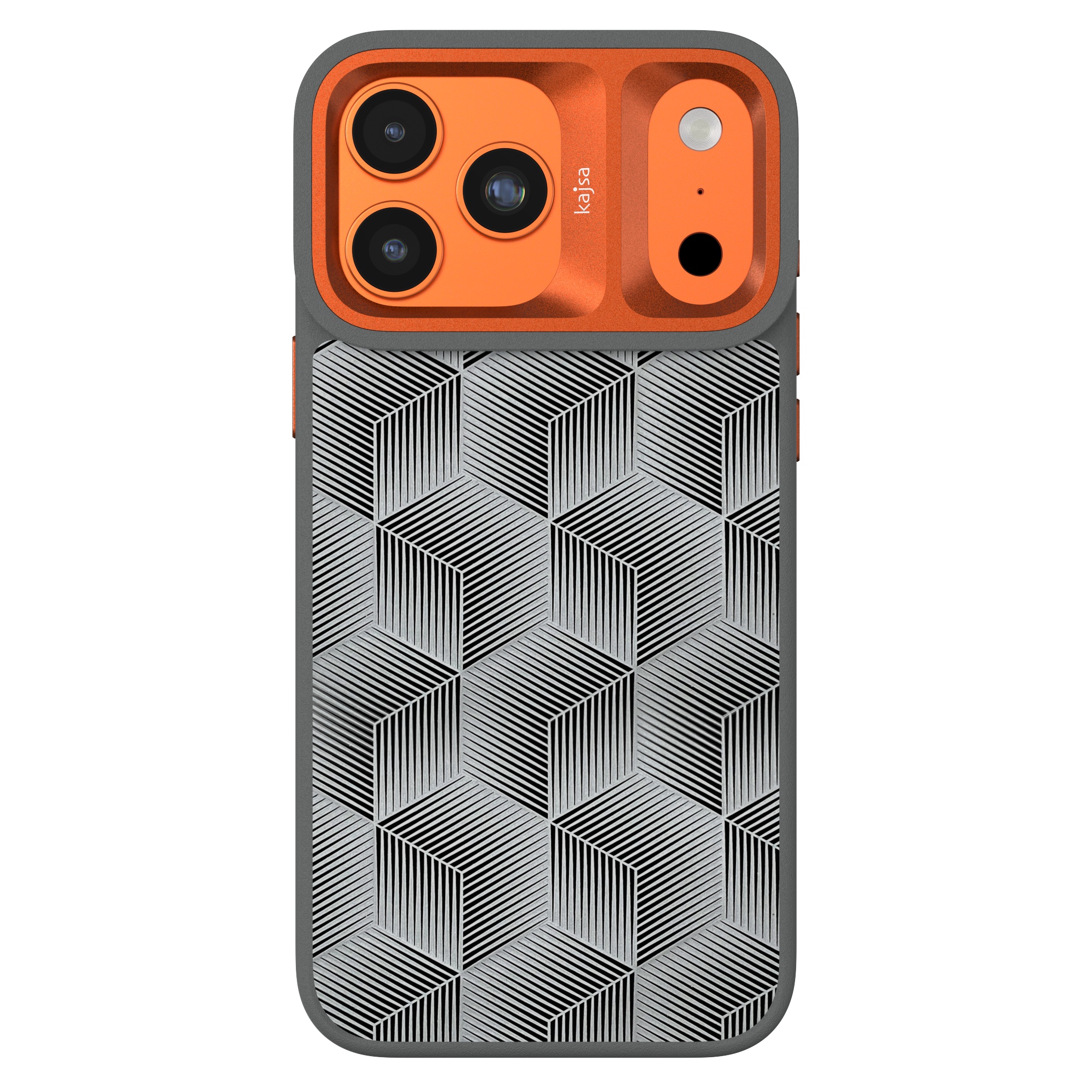 Splendid Series Collection - 3D Cube Pattern Back Case for iPhone 17 (MagSafe Compatible)