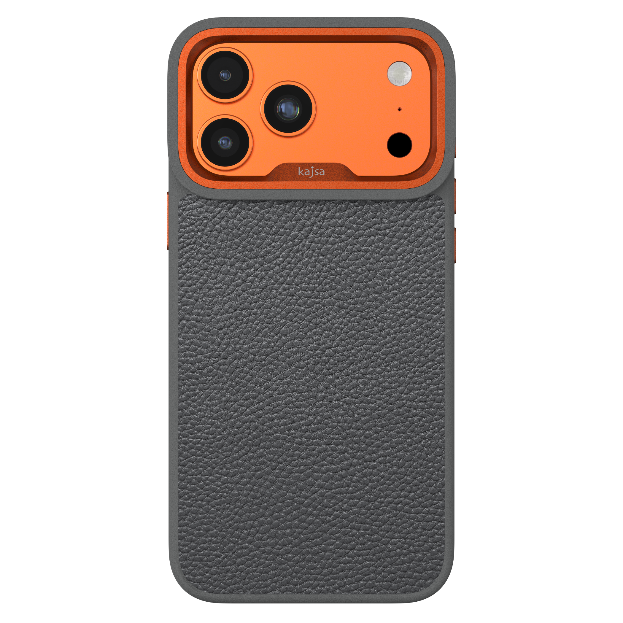 Preppie Collection - Litchi Pattern Back Case for iPhone 17 (MagSafe Compatible)