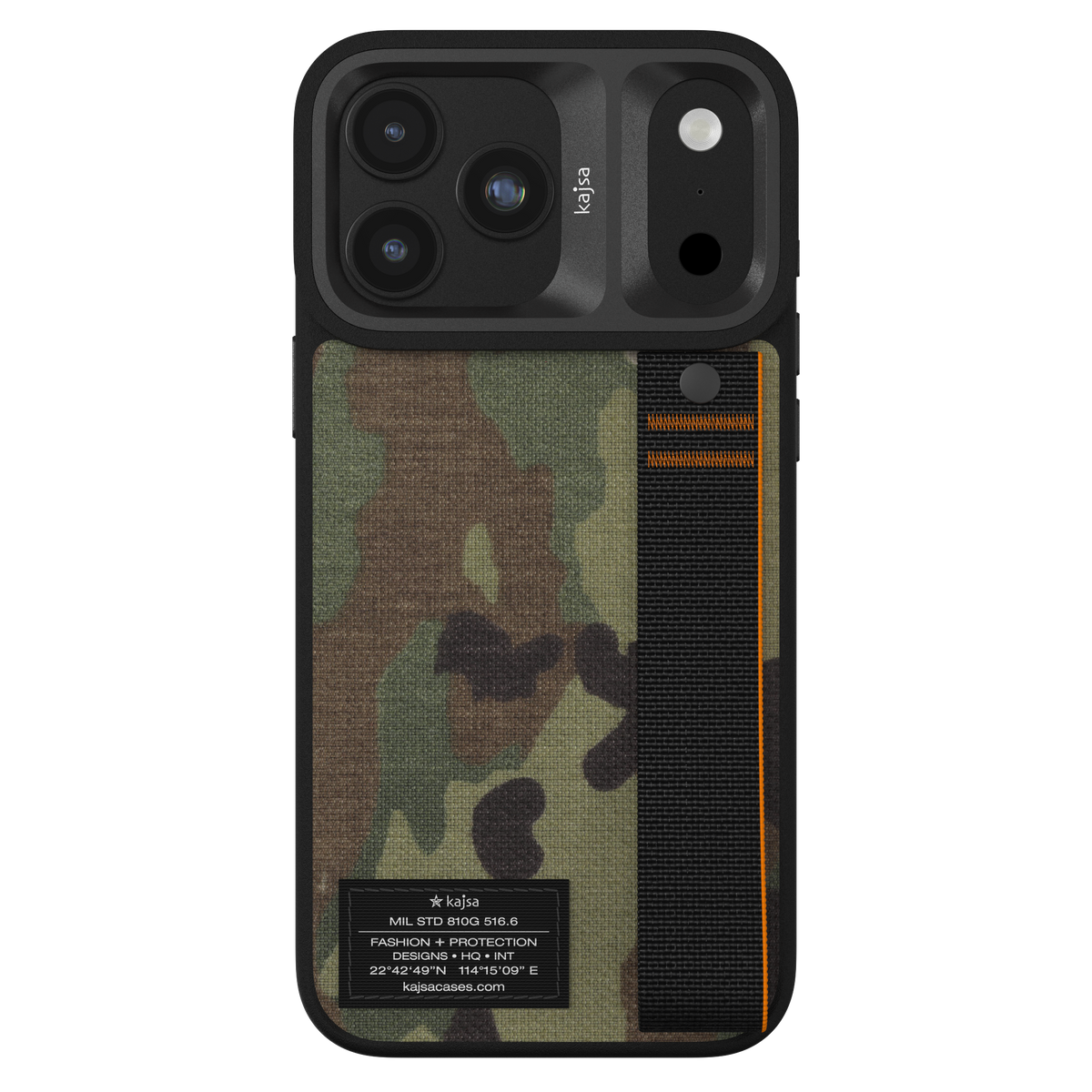Military Collection - Straps Back Case for iPhone 18 (MagSafe Compatible)