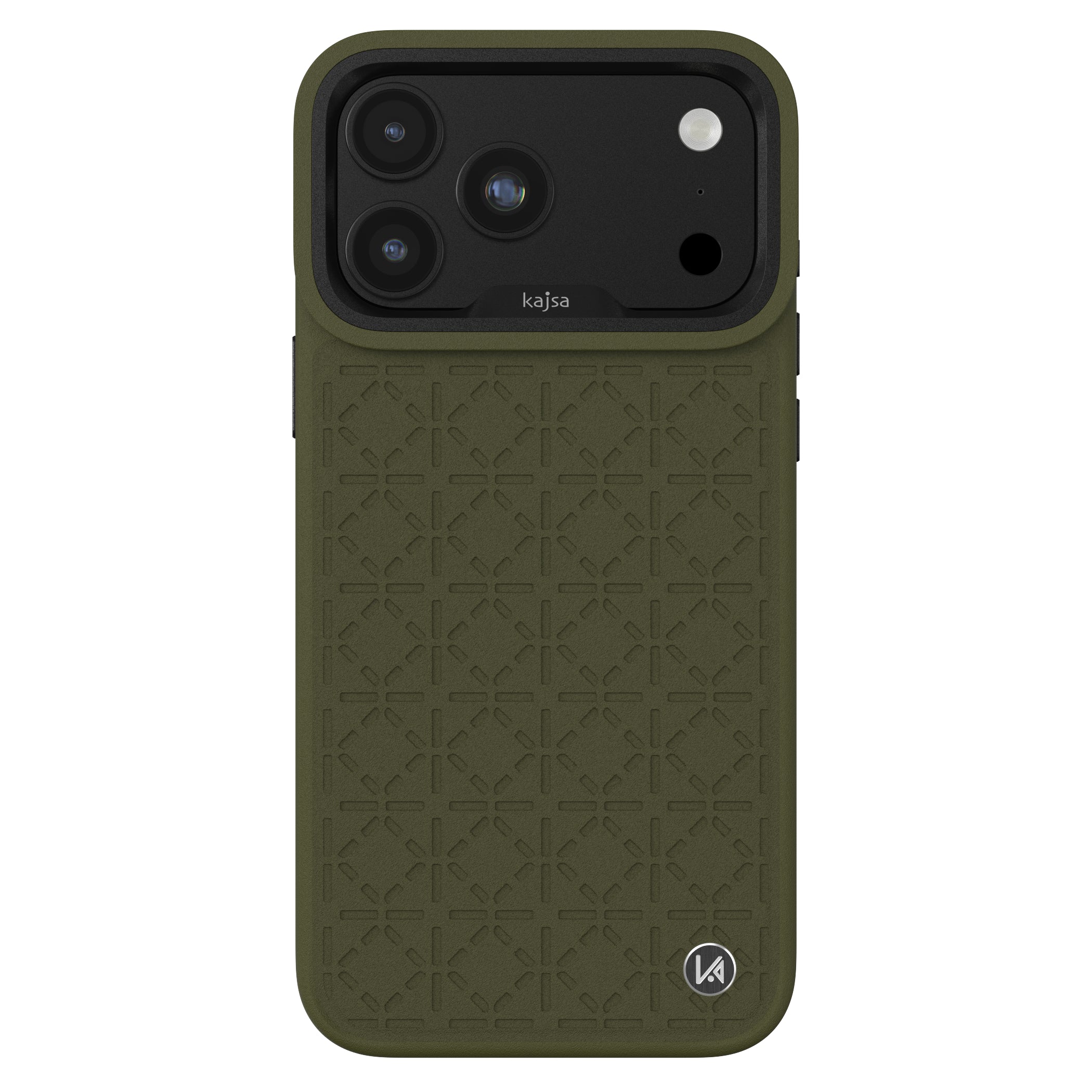 Briquette Collection - Diamond Pattern Back Case for iPhone 18 (MagSafe Compatible)