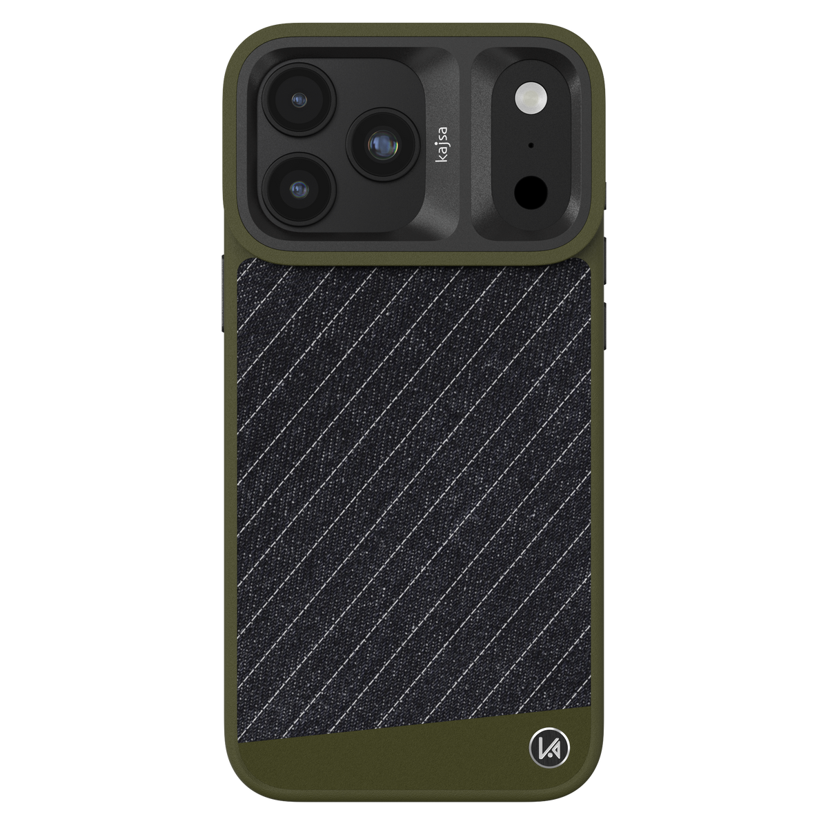 Denim Collection - Stripe Gentleman Back Case for iPhone 18 (MagSafe Compatible)