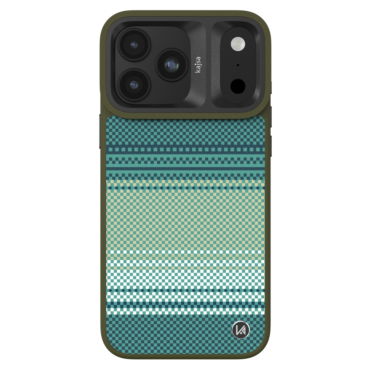 Resort Collection - Gradient Stripe Pattern Back Case for iPhone 18 (MagSafe Compatible)
