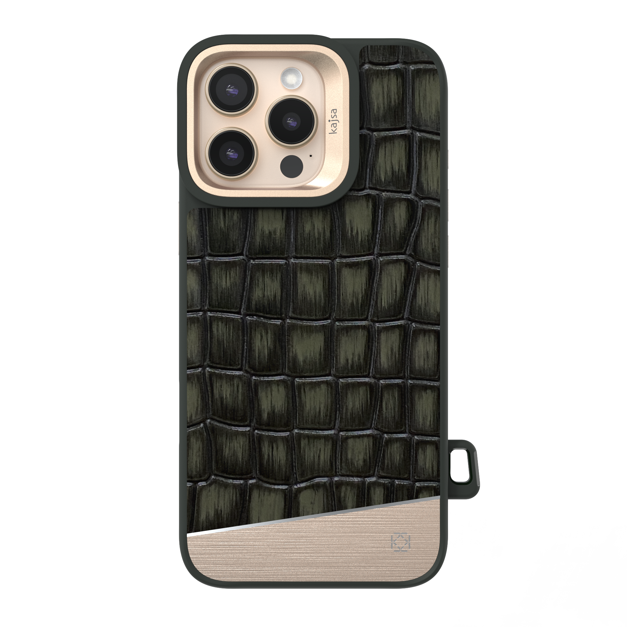 Glamorous Collection - Metallic Croco 2 Back Case for iPhone 16 (MagSafe Compatible)-Phone Case-kajsa-phone case - phone cases- phone cover- iphone cover- iphone case- iphone cases- leather case- leather cases- DIYCASE - custom case - leather cover - hand strap case - croco pattern case - snake pattern case - carbon fiber phone case - phone case brand - unique phone case - high quality - phone case brand - protective case - buy phone case hong kong - online buy phone case - iphone‎手機殼 - 客製化手機殼 - samsung ‎手機