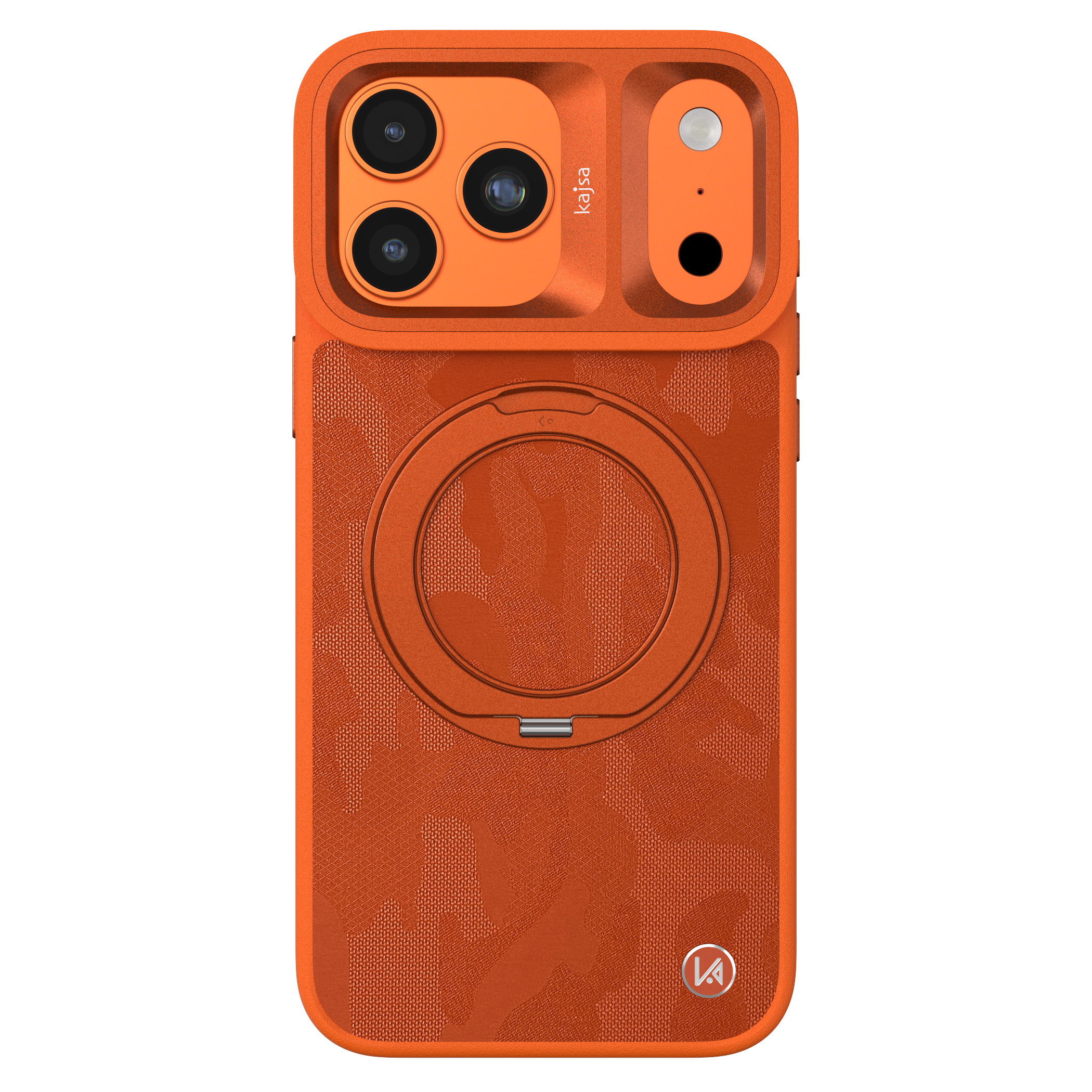 GeoRing Collection - Camo Satin Back Case for iPhone 17 (MagSafe Compatible)