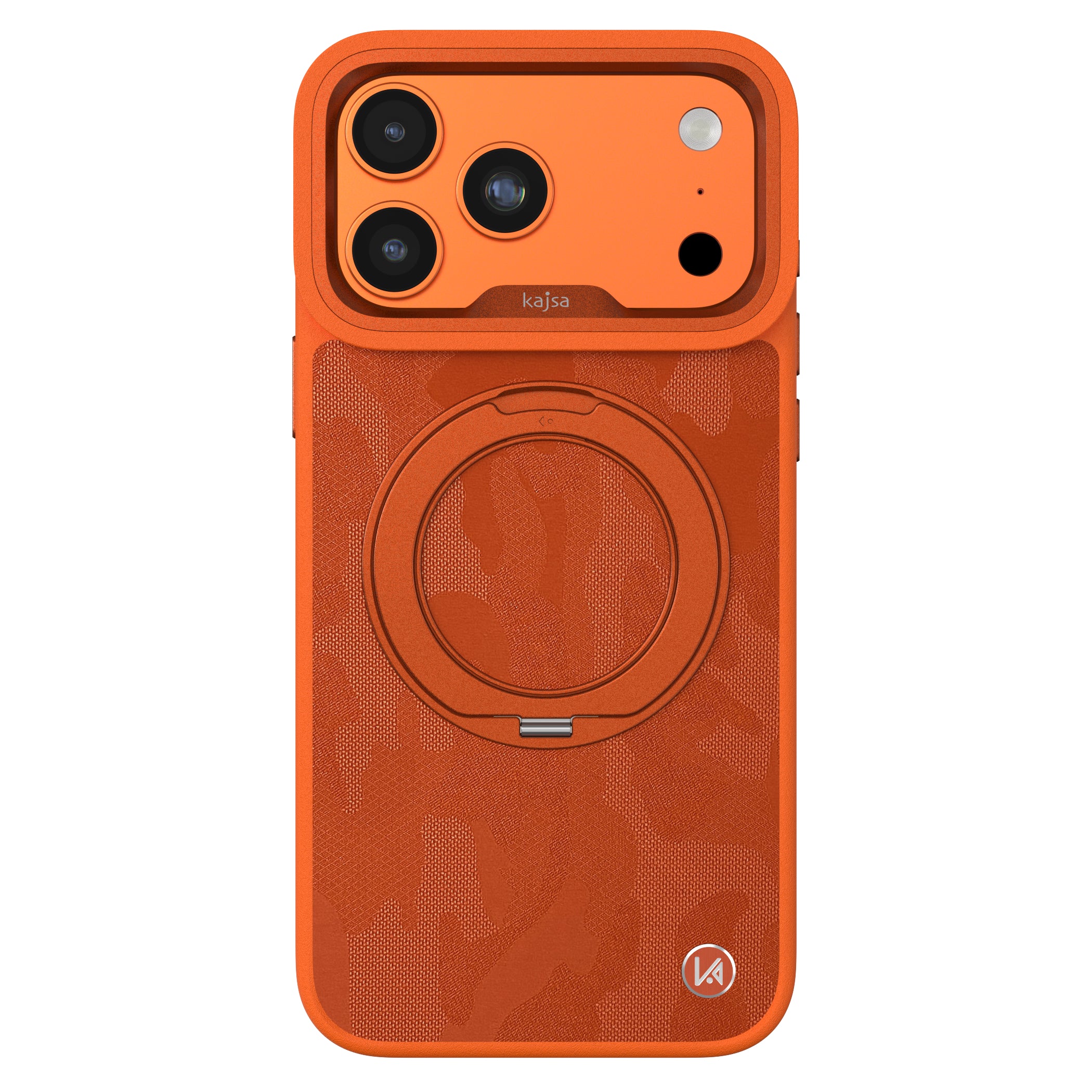 GeoRing Collection - Camo Satin Back Case for iPhone 17 (MagSafe Compatible)