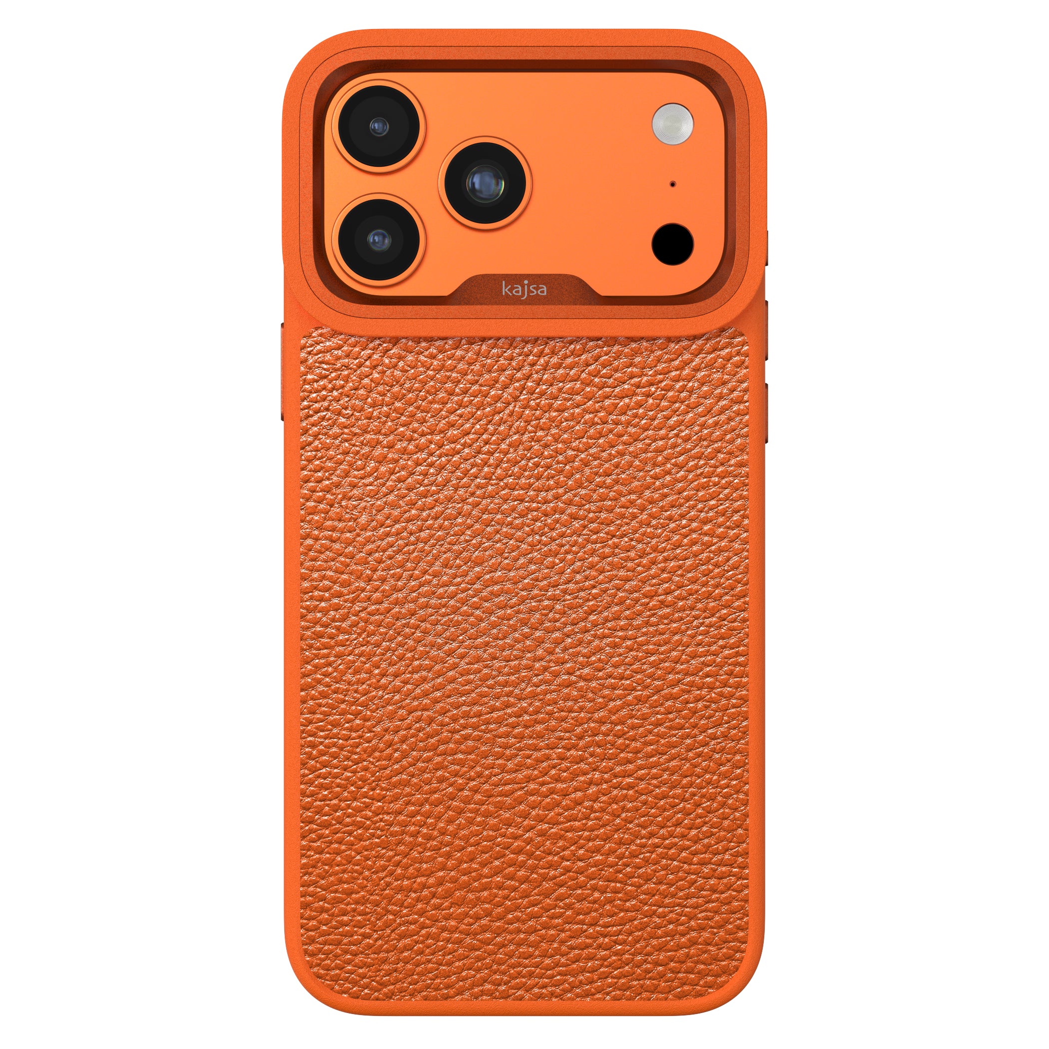 Preppie Collection - Litchi Pattern Back Case for iPhone 17 (MagSafe Compatible)