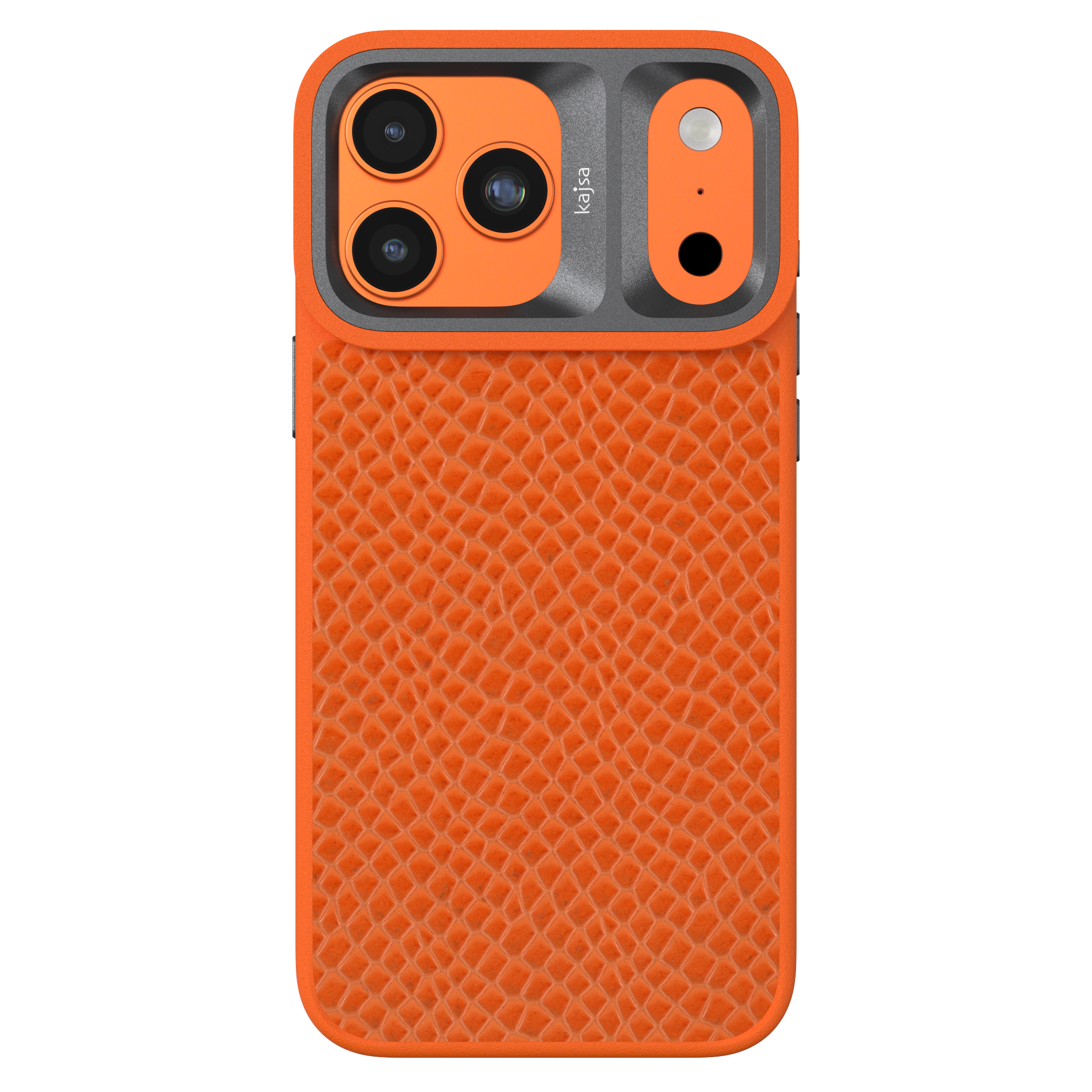 Genuine Leather Pearl Pattern Back Case for iPhone 17 (MagSafe Compatible)