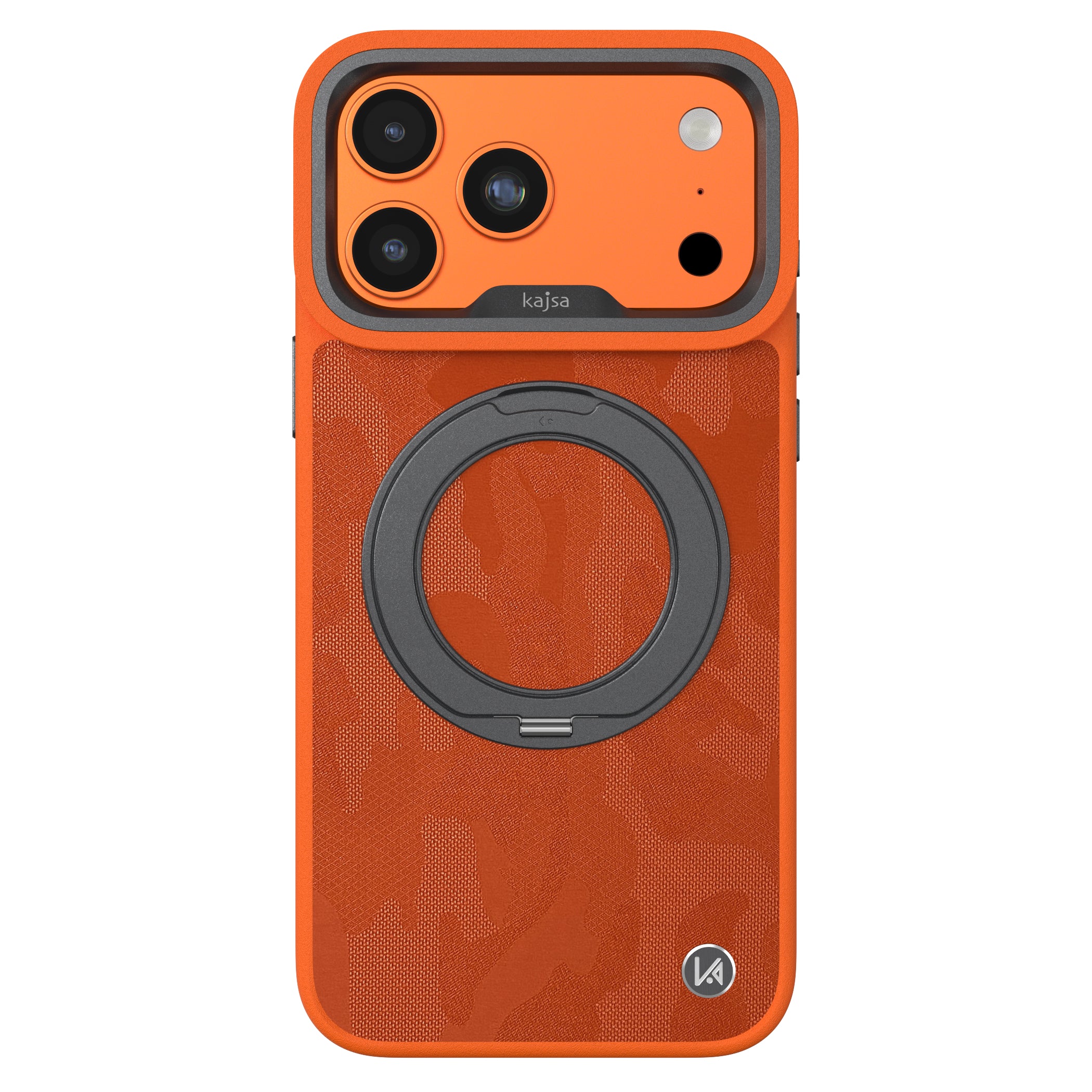 GeoRing Collection - Camo Satin Back Case for iPhone 17 (MagSafe Compatible)