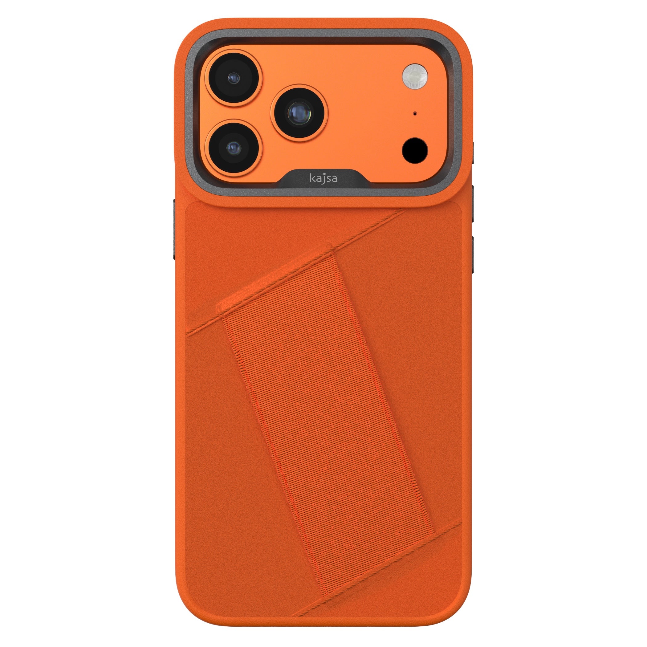Preppie Collection - Elastic Hand Grip back case for iPhone 17