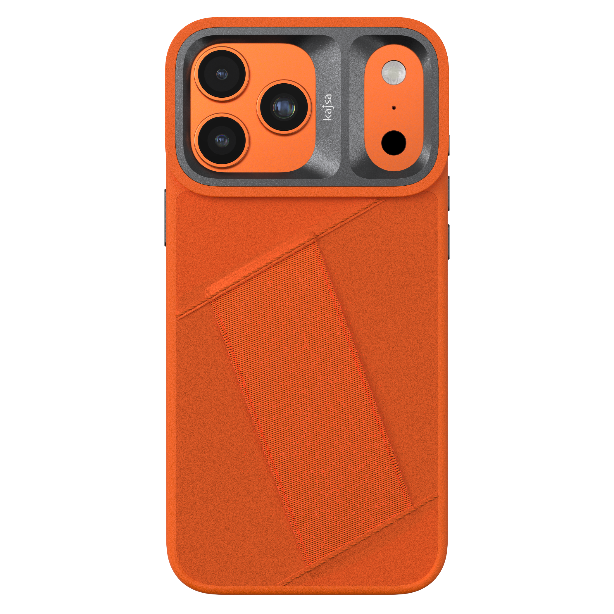 Preppie Collection - Elastic Hand Grip back case for iPhone 17