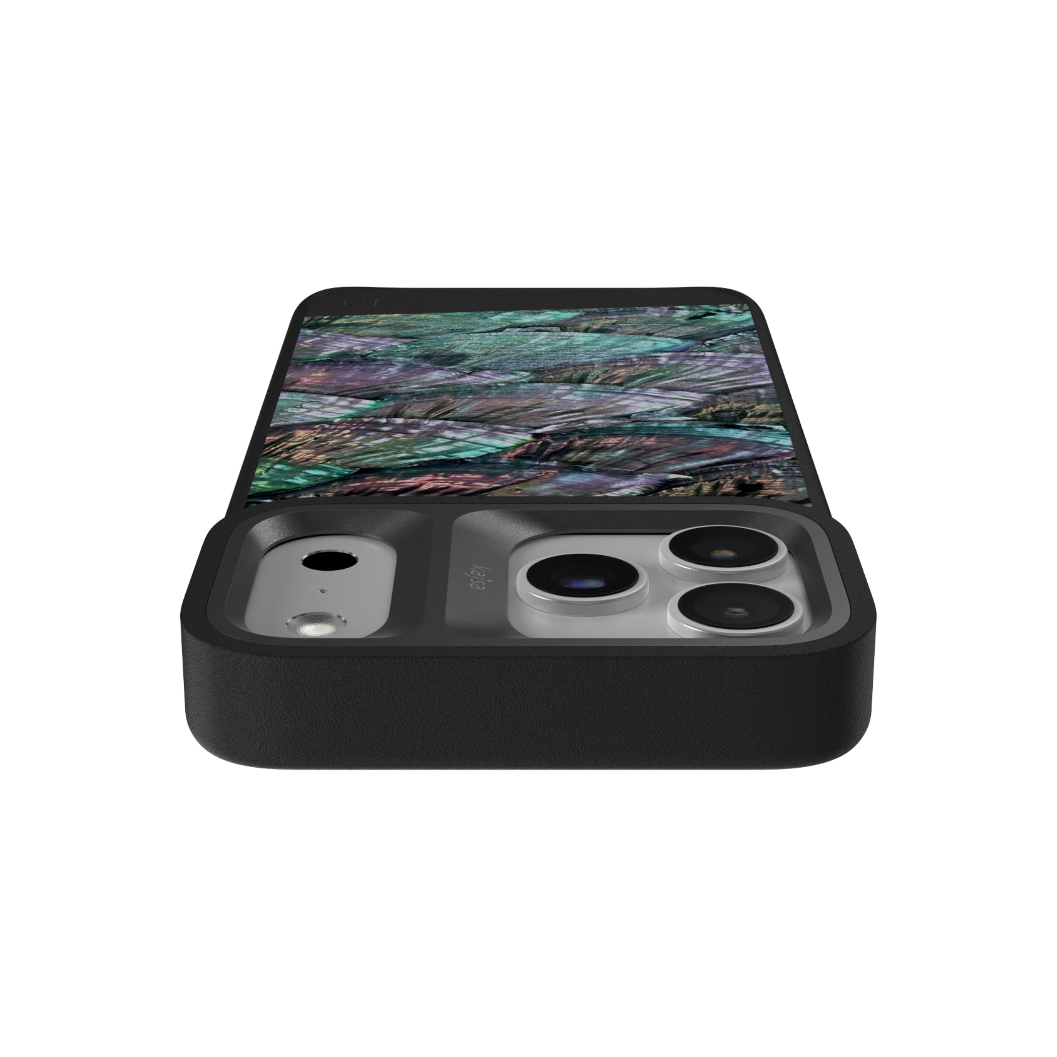 Glamorous Collection - Pearl Patchwork Back Case for iPhone 17 (MagSafe Compatible)