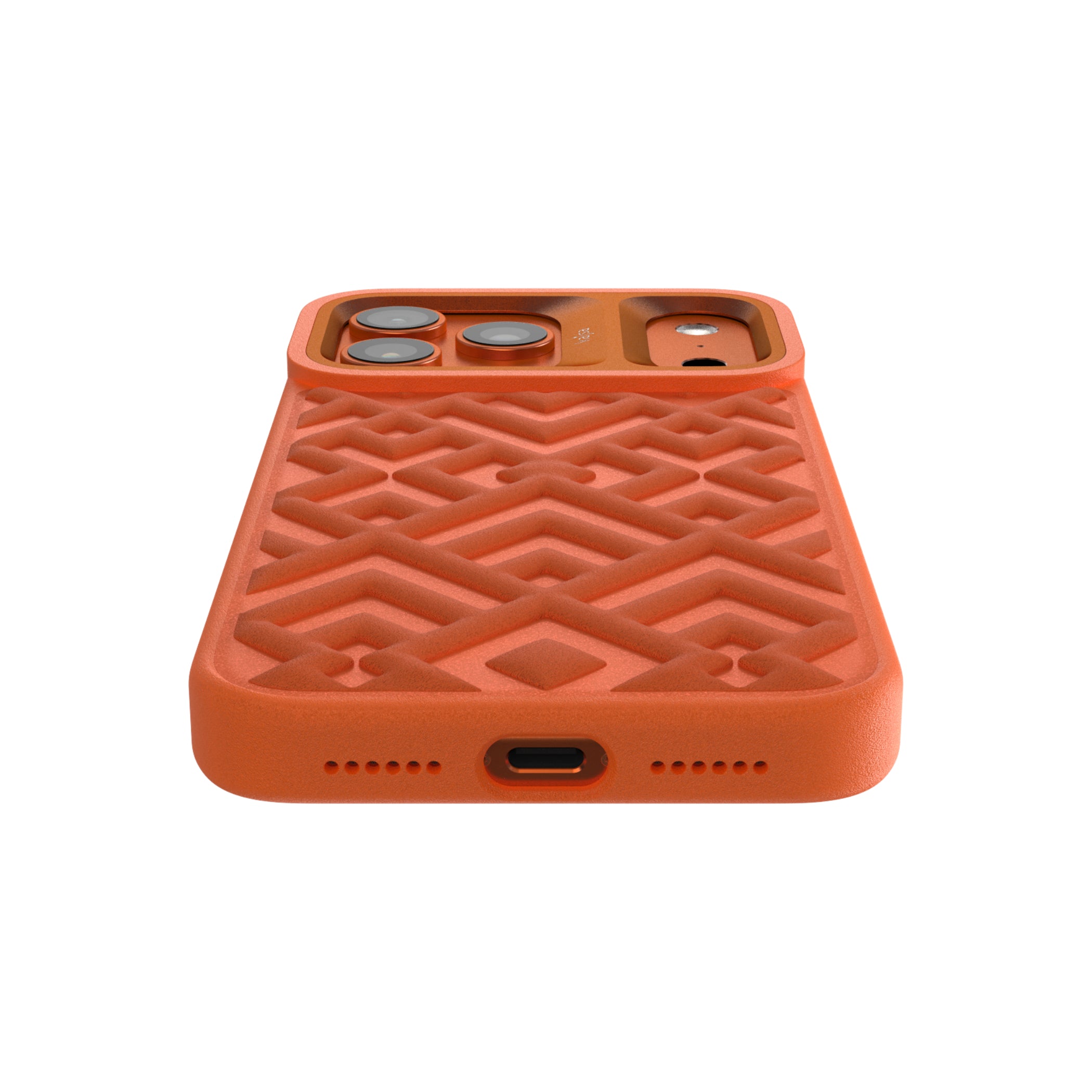 Briquette Collection - Rhombus Back Case for iPhone 17 (MagSafe Compatible)