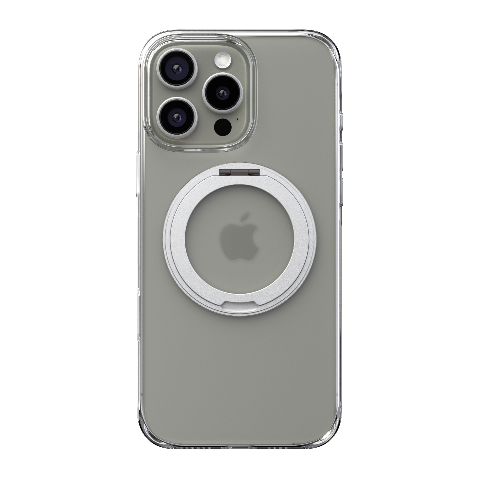 Trans-Shield Collection - Swivel Full PC Back Case for iPhone 16 (MagSafe Compatible)
