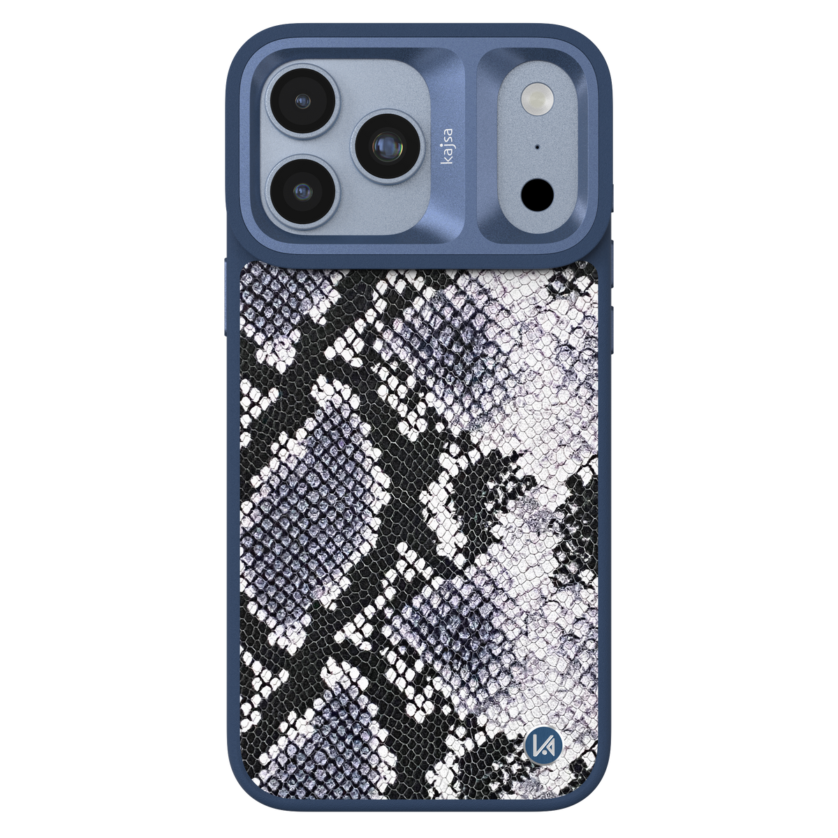 Glamorous Collection - Genuine Leather Snake Pattern Back Case for iPhone 18 (MagSafe Compatible)