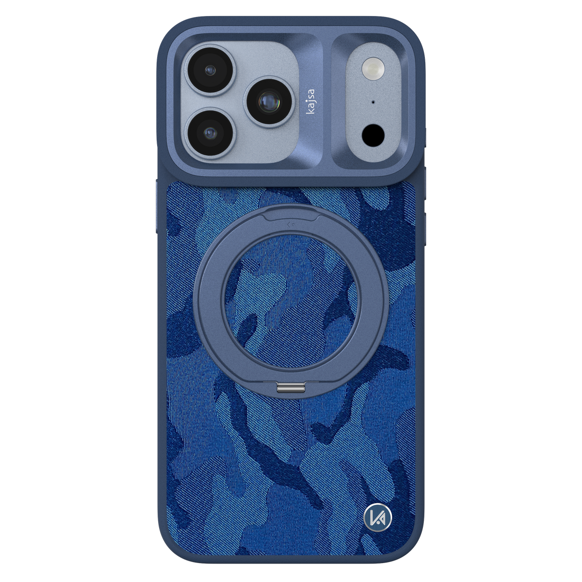 GeoRing Collection - Camo Satin Back Case for iPhone 18 (MagSafe Compatible)
