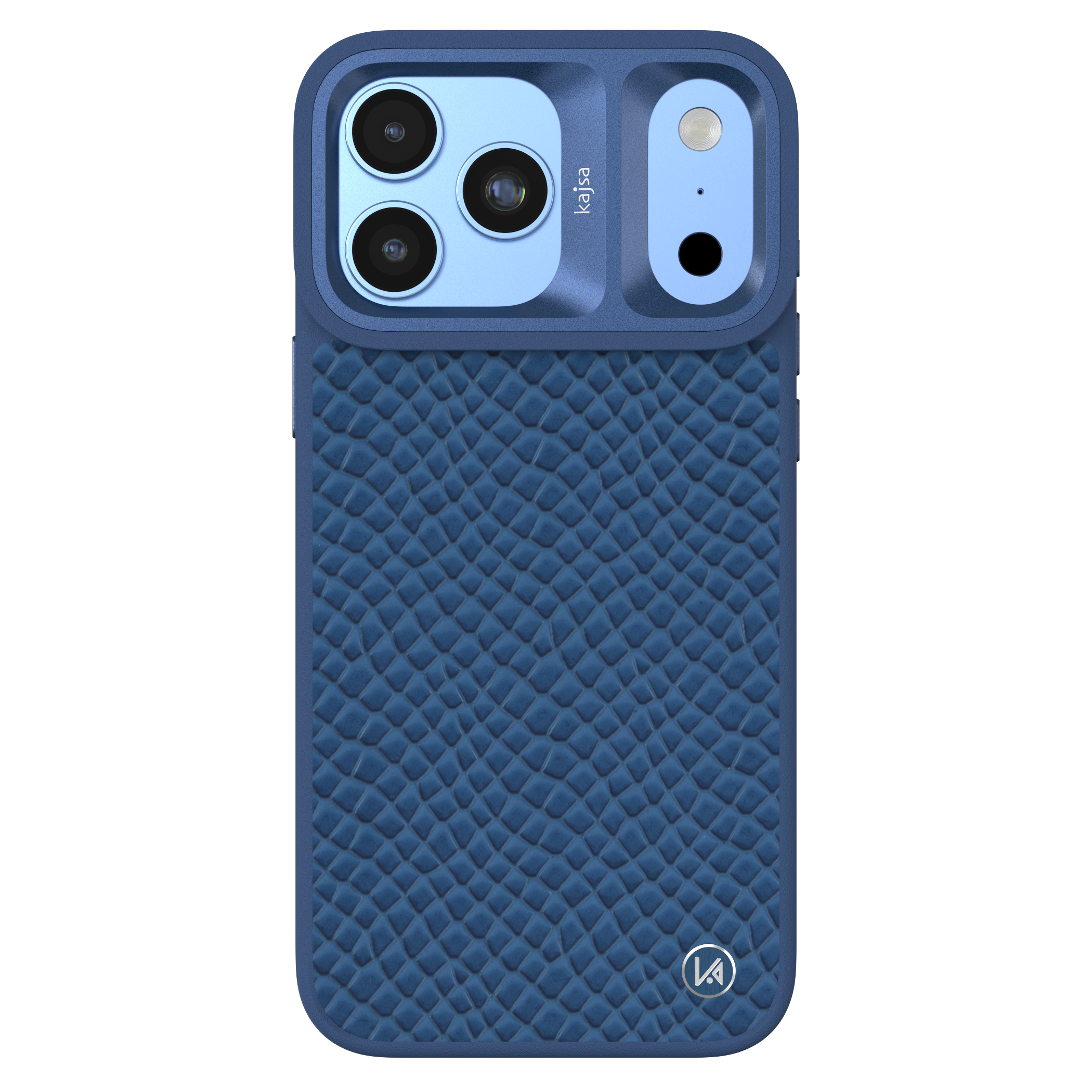 Genuine Leather Pearl Pattern Back Case for iPhone 18 (MagSafe Compatible)