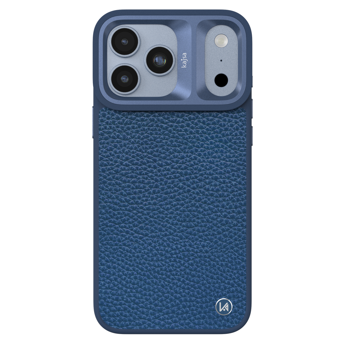 Genuine Leather Togo Litchi Pattern Back Case for iPhone 18 (MagSafe Compatible)