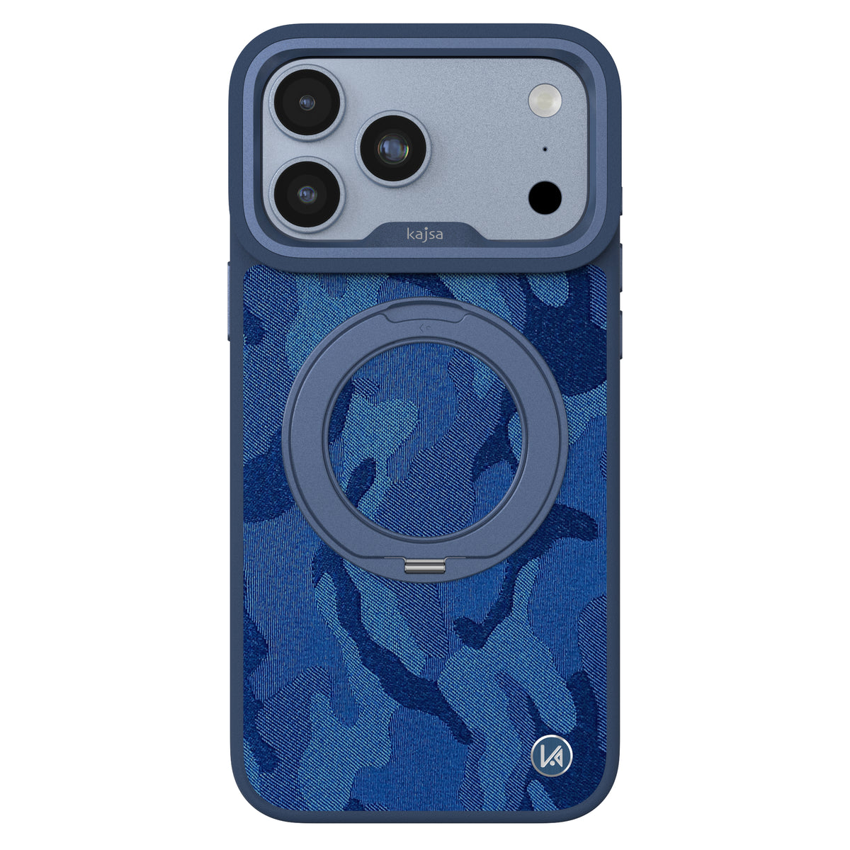 GeoRing Collection - Camo Satin Back Case for iPhone 18 (MagSafe Compatible)